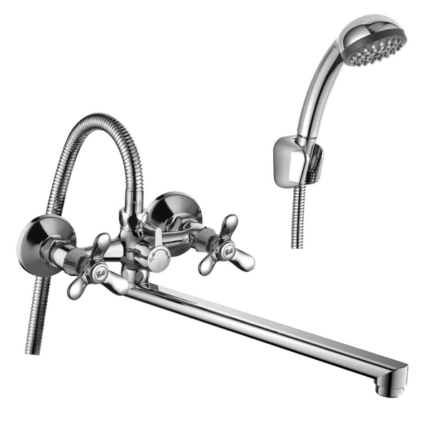 Смеситель в/д Rossinka Q02-80 плоский гусак "М"