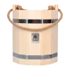 Ведро Банные штучки, термо система регулировки обручей, 9 л липа 32814