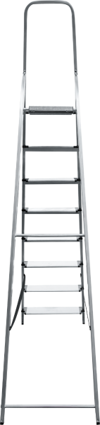 Лестница Новая Высота алюминиевая, ступень 130 мм, NV1117, 1x8