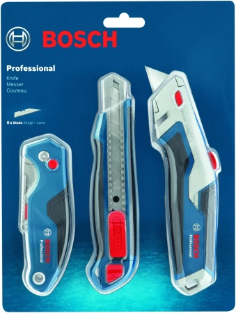 Набор ножей универсальных, 3 шт. BOSCH 1600A027M4