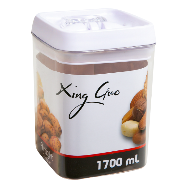 Контейнер для продуктов квадратный 1700 мл с герметичной крышкой XG88-12B Контейнер для продуктов квадратный 1700 мл с герметичной крышкой XG88-12B