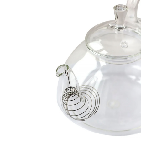 Чайник заварочный стеклянный TimA "ДИКАЯ ВИШНЯ" 600 мл ТР124