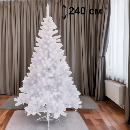 Сосна искусственная Everlands Императорская белая 147х240 см 689663 Kmg