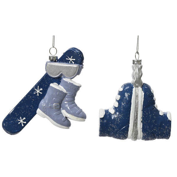 Украшение подвесное Для сноубордистов 9,5х3,5х10,2 см 2 вида в ассорт.029422 Kmg