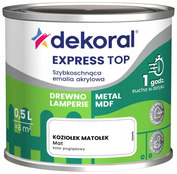 Эмаль Express Top WB Trim  белое безумие  сатин 0,5л