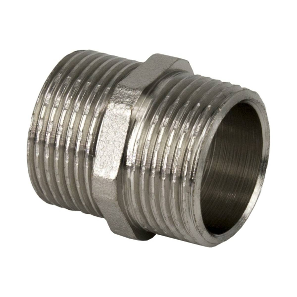 Ниппель (бочонок), наружная резьба  1/2", РТП