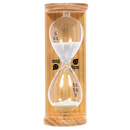 Часы песочные Банные штучки, Люкс 6,5х9х19,5 см, 18035