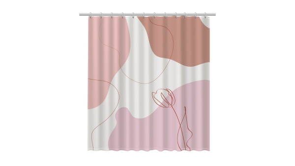 Штора для ванной Fixsen Cream FX-2514