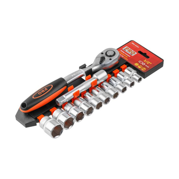 Набор головок 1/2" 10-24мм 12предм. PRO STARTUL (PRO-41212)