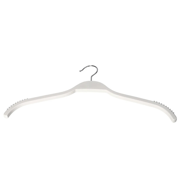 Набор вешалок для одежды DH 5шт с нескользящим покрытием белый WH018W-5