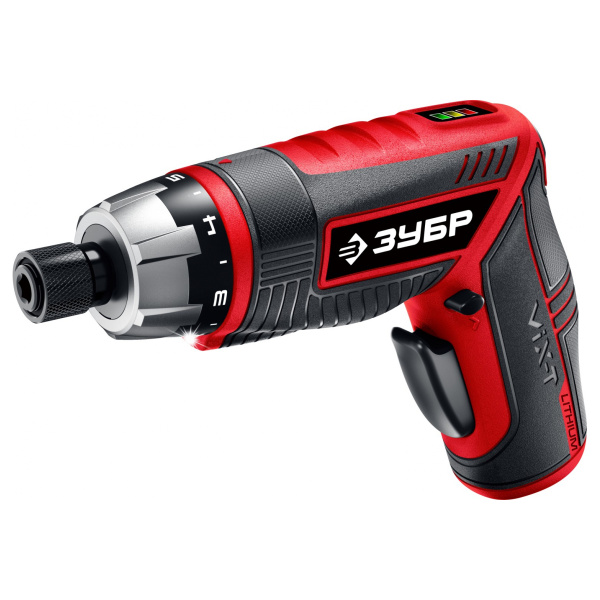 Отвертка-трансформер ЗУБР ViX-T аккумуляторная 3.6 В, в кейсе с 10 битами