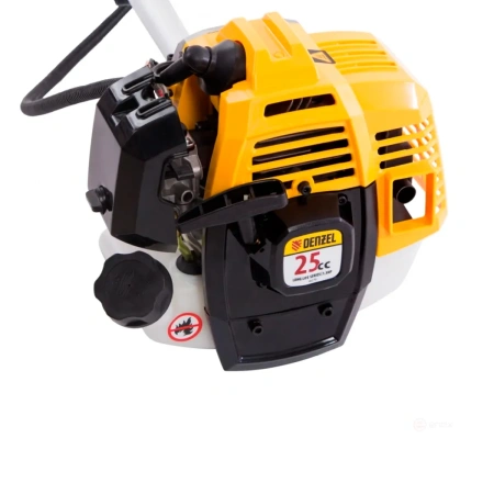 Триммер бензиновый DR-25, 25 см3, неразъемная штанга, состоит из 2 частей// Denzel