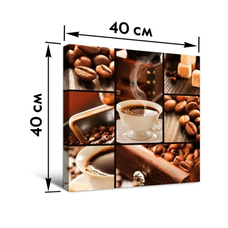 Канвас IDEA Кофе I 40х40 см CT3-49