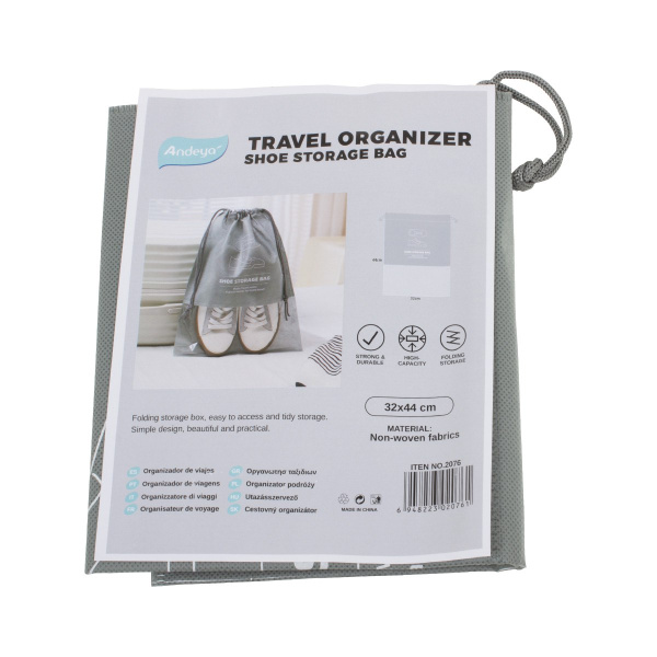 Мешок для хранения обуви Andeya из нетканого материала 32х44см CN