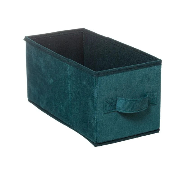 Ящик для хранения 5Five S 15х31 см синий бархат 173699B