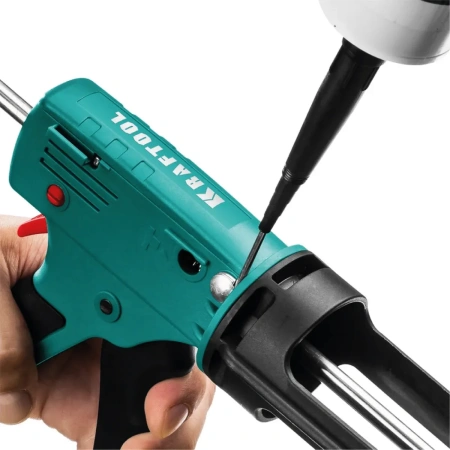 Пистолет для герметика KRAFTOOL GRAND 2-in-1 310 мл система антикапельная, постоянное давление, скел