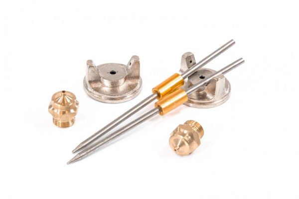 Краскораспылитель Matrix пневмат. с верхним бачком V=1,0л + сопла диаметром 1.2, 1.5 и 1.8мм