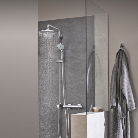 Душевая система без смесителя GROHE Euphoria арт.27421002 260 Верхний душ, ручной душ Euphoria 110, 