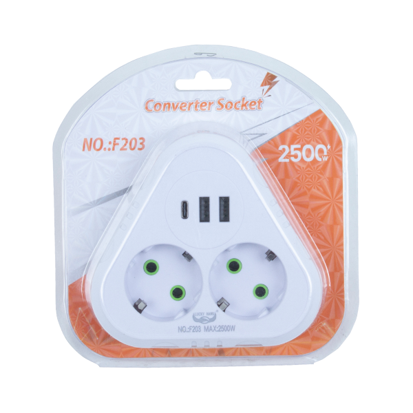 Переходник EU-F203 белый