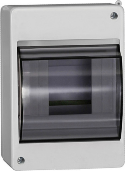 Бокс пласт. 4 модуля наружный с крышкой IP30 ЮПИТЕР