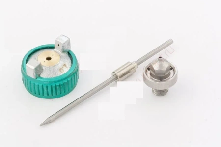 Краскораспылитель AG 810 HVLP, гравитационный, сопло 0,8 мм и 1 мм //Stels