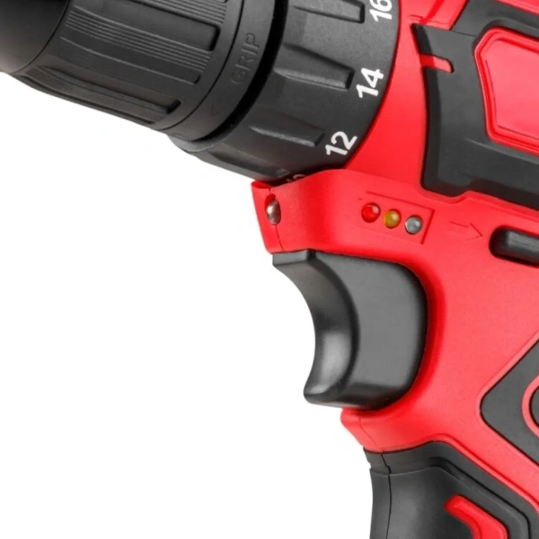 Дрель-шуруповерт аккум. WORTEX BD 1215-1 Li в чем. 12.0 В, 2 акк., 1.5 А/ч Li-Ion, 2 скор., 25 Нм, а