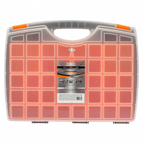 Органайзер с контейнерами 425х330х60 мм, пластик, Россия// Stels
