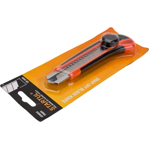 Нож пистолетный с выдвижным лезвием 18мм STARTUL PROFI (ST0932), арт.ST0932