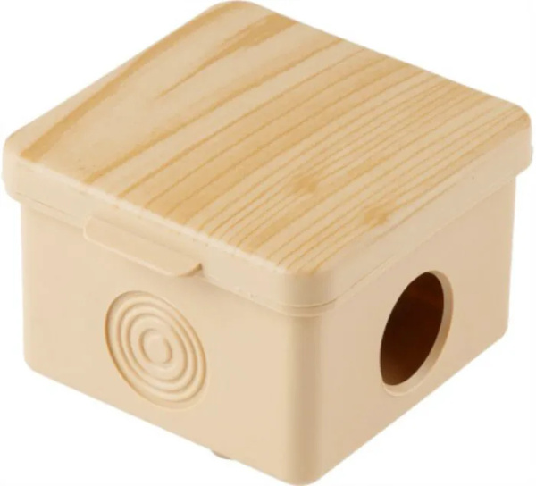 Коробка распределительная ОП 65х65х50мм, сосна, 4 мембр. вх. IP54 ЮПИТЕР