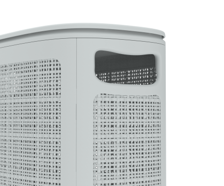 Корзина для белья Альт-Пласт Лён 45л 43×20×60см серый АП 1067