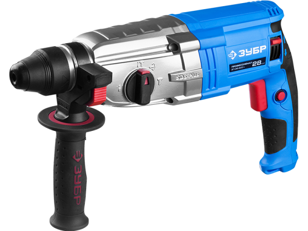 Перфоратор ЗУБР "ПРОФЕССИОНАЛ", SDS-plus, реверс, горизонтальный, металл редуктор, 3,2Дж, 0-1200 об/