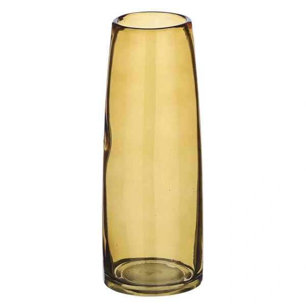 Ваза стеклянная MICA Xandra 23,5х7 см желтая 1083757