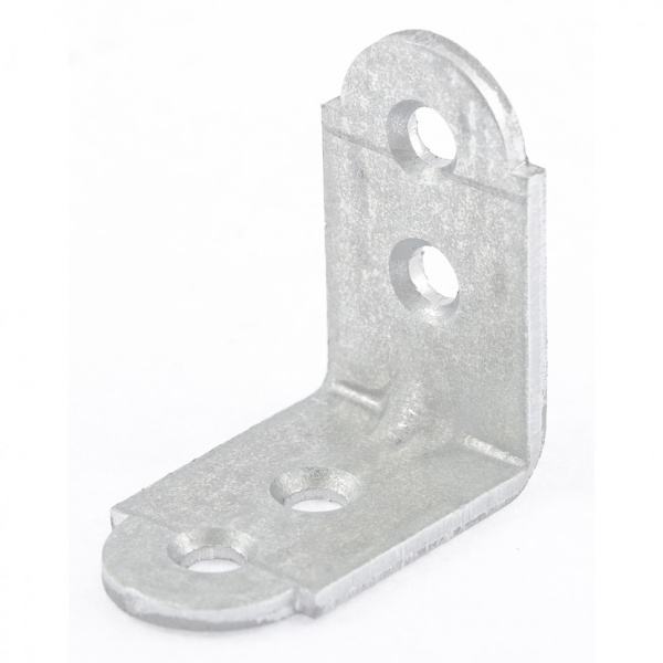 Уголок мебельный усиленный, 2,0 мм, 30х30х16 мм, цинк, Россия// Сибртех