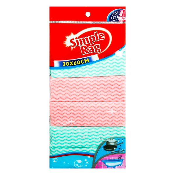 Набор салфеток для уборки 6шт PRC