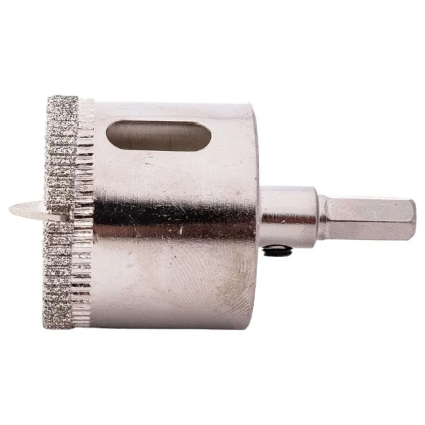 Сверло по керамической плитке и стеклу, 35 х 55 мм, 6 гр.хв-к, с центр. сверлом// Сибртех