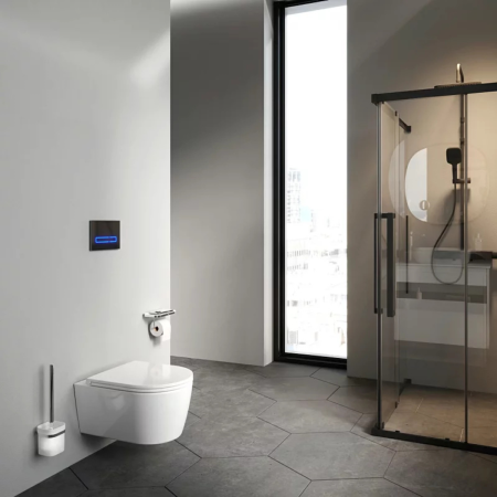 Унитаз подвесной AM.PM C8F1700SC Func 49 см FlashClean с сиденьем микролифт,