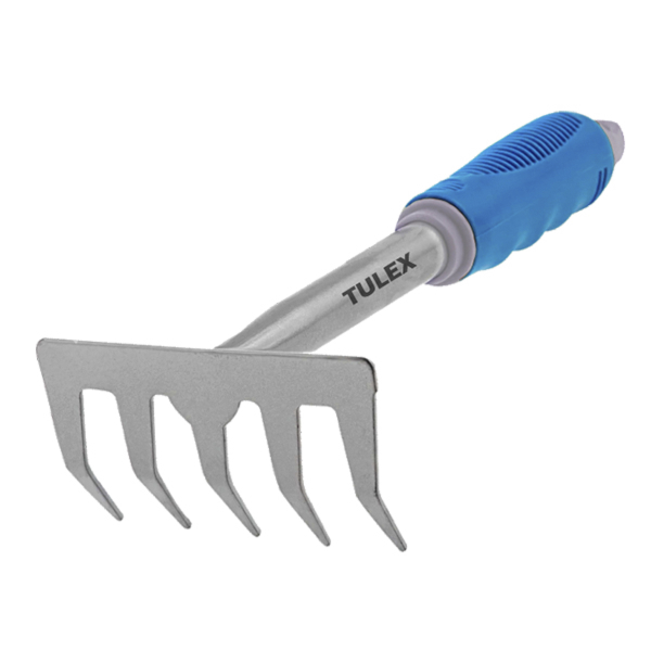 Грабли TULEX 001240 5-зубные, двухкомпонентная рукоятка