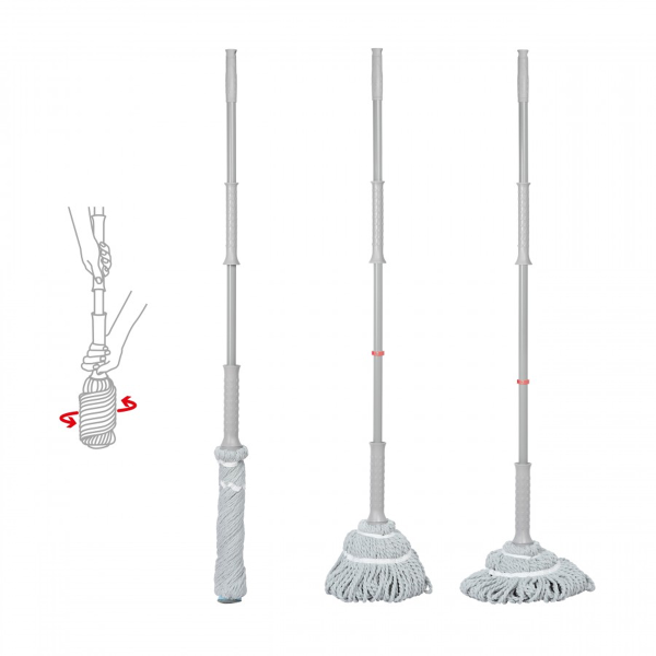 Швабра отжимная Master House с насадкой из микрофибры 75540