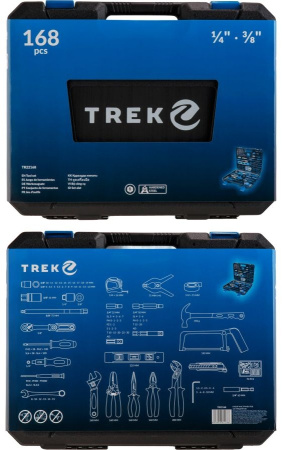 Набор инструментов 168пр. TREK