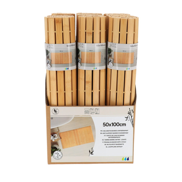 Коврик для ванной комнаты Tendance 50х100 бамбук D1452