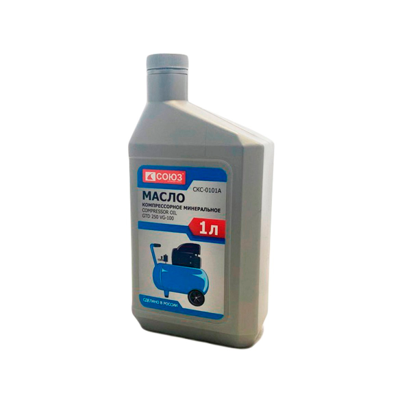 Масло СОЮЗ СКС-0101А компрессорное AIR COMPRESSOR LUBRICANT, VG100, 1л Масло СОЮЗ СКС-0101А компрессорное AIR COMPRESSOR LUBRICANT, VG100, 1л
