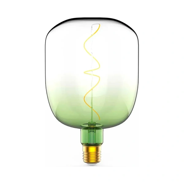 Лампа Gauss LED Filament V140 LED 5W E27 200Lm 1800K green-clear flexible 1009802105