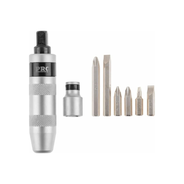 Отвертка ударно-поворотная+набор бит 6шт. PRO STARTUL (PRO-6057)