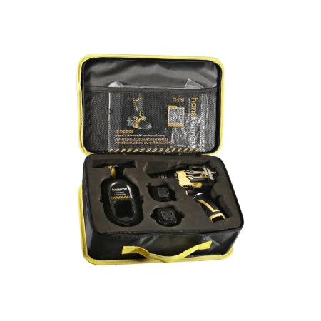 Дрель акк б/щ Hanskonner PLATINUM, HCD1645BLC, 14, 4В, 45Нм, 2х2.0Ач, 10мм, сумка-кейс