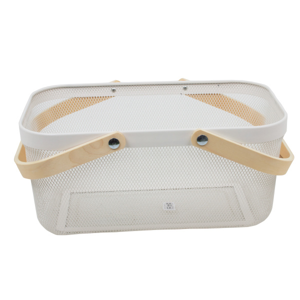 Корзинка сетка 39,5х24,5х18 см белая NS-005 CN