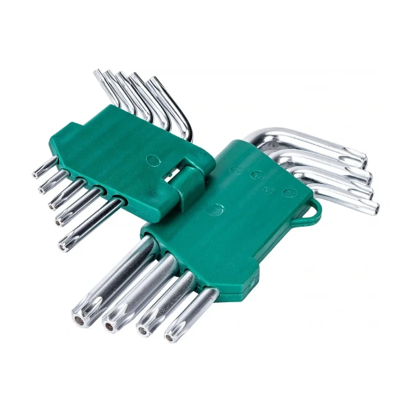 Набор ключей Torx T10-T50 9шт коротких ВОЛАТ, арт.11025-09