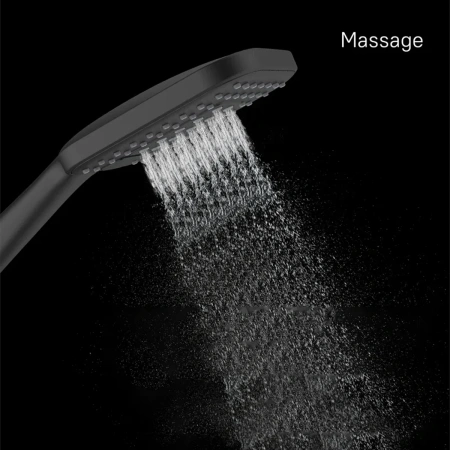 Лейка для душа, черная матовая, 3F, Ideal Spa, Milardo, ILS3FBSM18