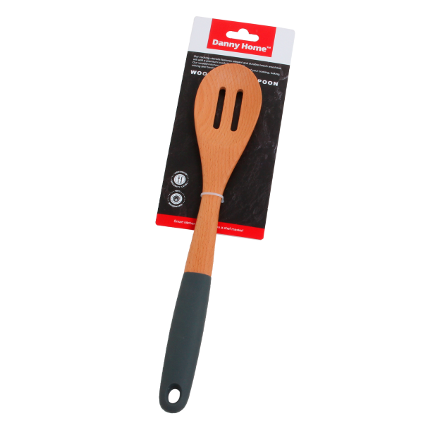 Лопатка DH 33 см бамбук с силиконовой ручкой DH2589