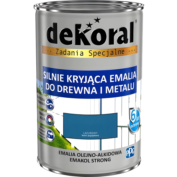Dekoral Эмаль Emakol SB Trim  лазурный  0,9л Dekoral Эмаль Emakol SB Trim  лазурный  0,9л