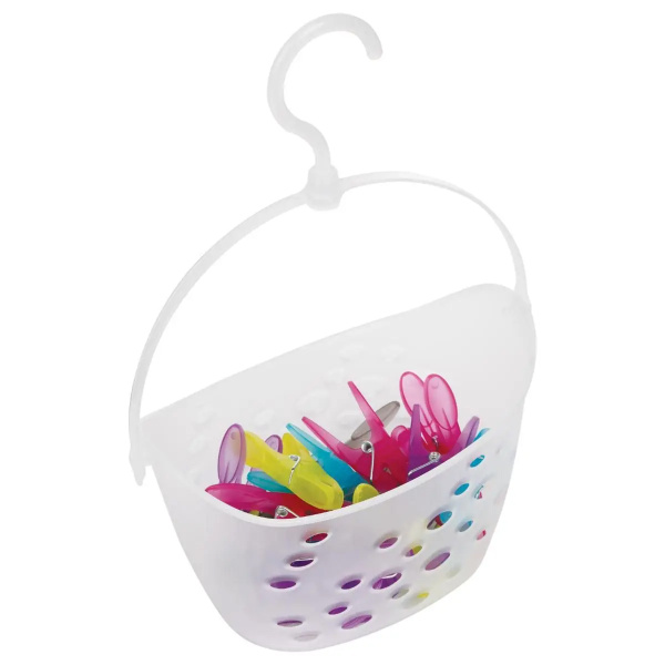 Корзинка 5Five с прищепками для белья 24 шт 117037